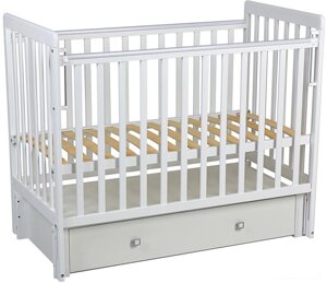 Классическая детская кроватка Фея 328-01 белый