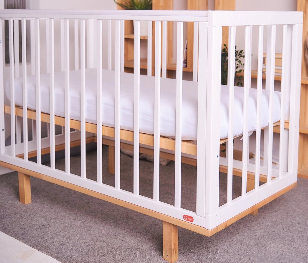 Классическая детская кроватка Rant Indy 866 cloud white от компании Интернет-магазин Newton - фото 1