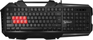 Клавиатура A4Tech Bloody B3590R черный/серый
