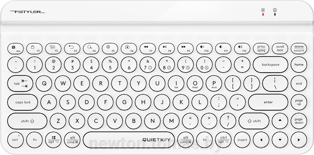 Клавиатура A4Tech Fstyler FBK30 белый от компании Интернет-магазин Newton - фото 1