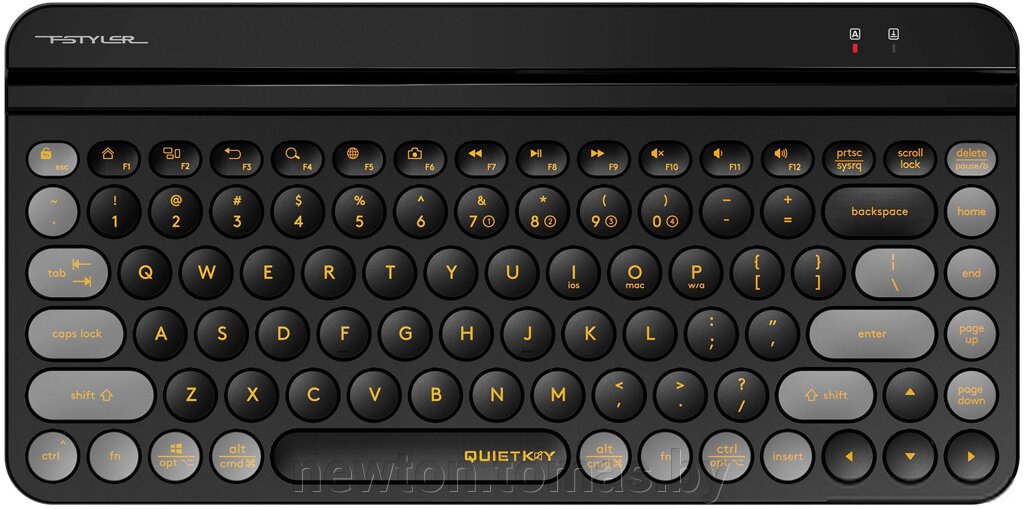 Клавиатура A4Tech Fstyler FBK30 черная смородина от компании Интернет-магазин Newton - фото 1