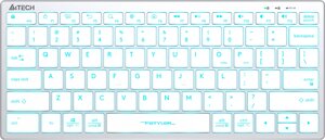 Клавиатура A4Tech Fstyler FX61 серебристый/белый