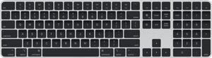 Клавиатура Apple Magic Keyboard MMMR3ZA/A с Touch ID и цифровой панелью, с черными клавишами, раскладка US English