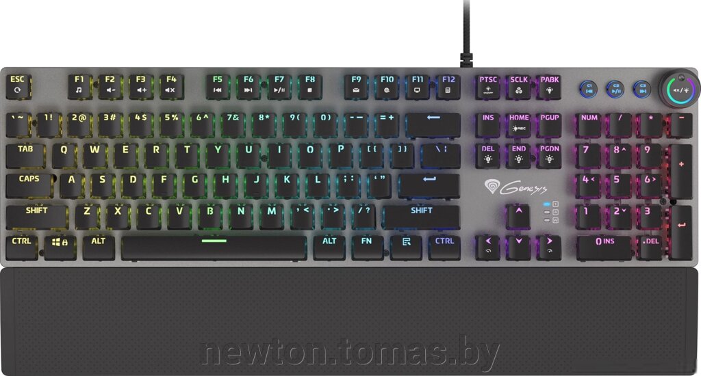 Клавиатура Genesis Thor 380 RGB нет кириллицы от компании Интернет-магазин Newton - фото 1