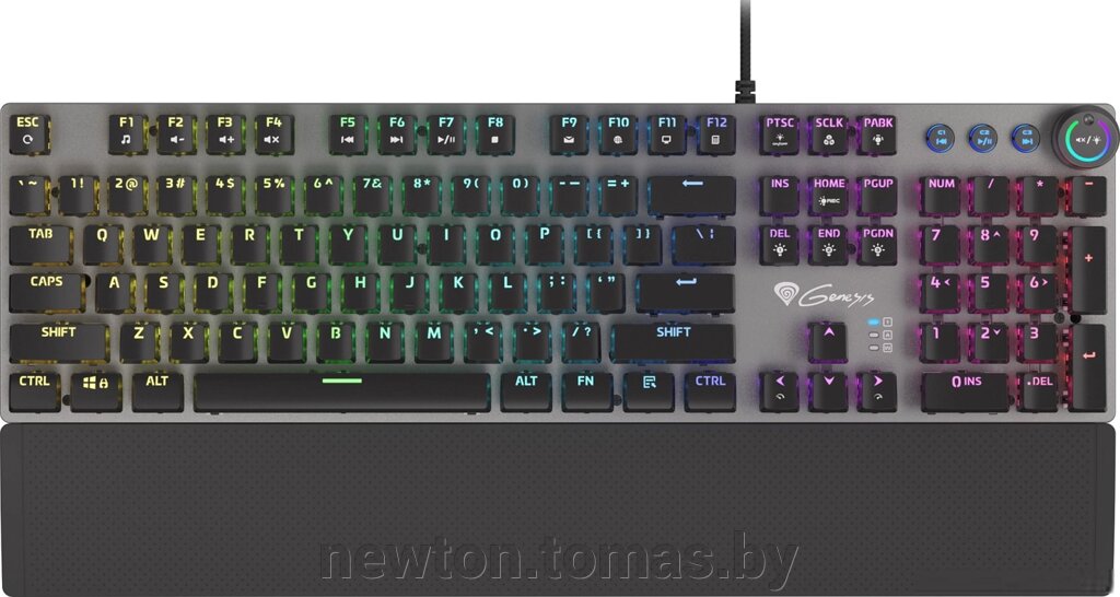 Клавиатура Genesis Thor 400 RGB нет кириллицы от компании Интернет-магазин Newton - фото 1