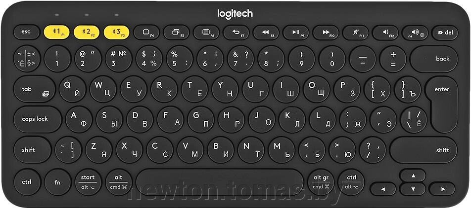 Клавиатура  Logitech Multi-Device K380 Bluetooth 920-007584 черный от компании Интернет-магазин Newton - фото 1