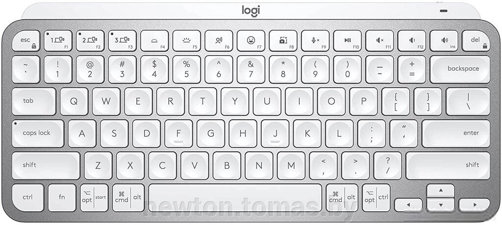 Клавиатура Logitech MX Keys Mini 920-010473 светло-серый, нет кириллицы от компании Интернет-магазин Newton - фото 1
