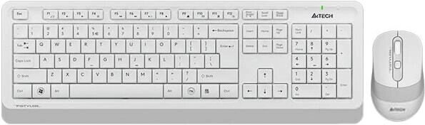 Клавиатура + мышь A4Tech Fstyler FG1010 белый/серый от компании Интернет-магазин Newton - фото 1