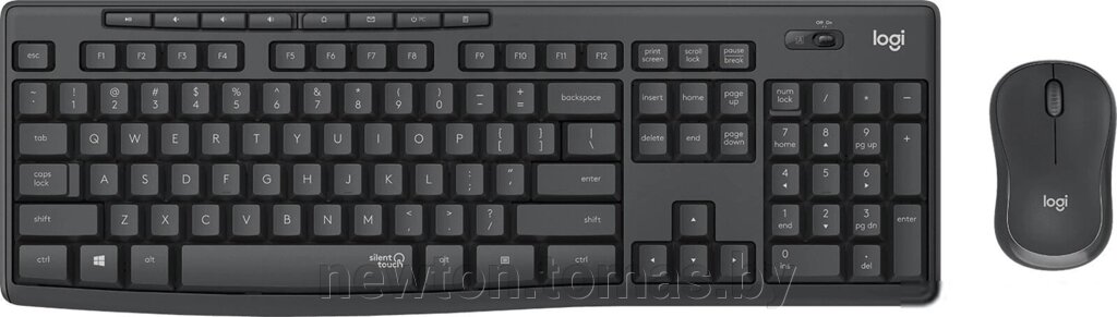 Клавиатура + мышь Logitech MK295 Silent черный от компании Интернет-магазин Newton - фото 1