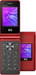 Кнопочный телефон BQ BQ-2412 Shell Duo красный