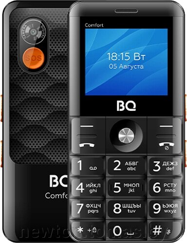 Кнопочный телефон BQ-Mobile BQ-2006 Comfort черный от компании Интернет-магазин Newton - фото 1