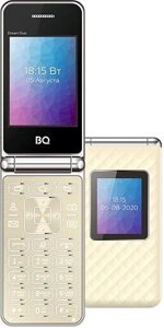 Кнопочный телефон BQ-Mobile BQ-2446 Dream Duo бежевый
