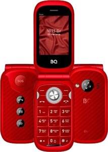 Кнопочный телефон BQ-Mobile BQ-2451 Daze красный