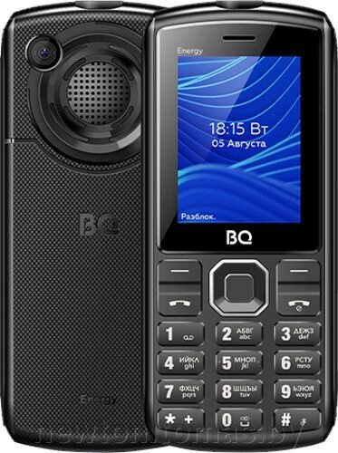Кнопочный телефон BQ-Mobile BQ-2452 Energy черный от компании Интернет-магазин Newton - фото 1
