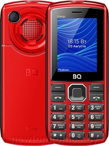 Кнопочный телефон BQ-Mobile BQ-2452 Energy красный от компании Интернет-магазин Newton - фото 1