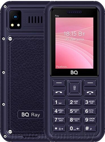 Кнопочный телефон BQ-Mobile BQ-2454 Ray темно-синий