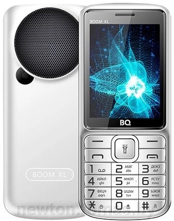 Кнопочный телефон BQ-Mobile BQ-2810 Boom XL серебристый