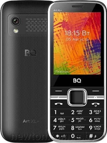 Кнопочный телефон BQ-Mobile BQ-2838 Art XL+ черный от компании Интернет-магазин Newton - фото 1