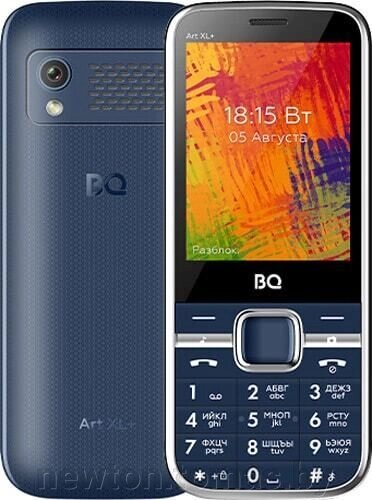 Кнопочный телефон BQ-Mobile BQ-2838 Art XL+ синий