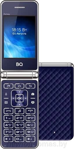 Кнопочный телефон BQ-Mobile BQ-2840 Fantasy синий от компании Интернет-магазин Newton - фото 1
