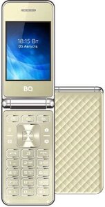 Кнопочный телефон BQ-Mobile BQ-2840 Fantasy золотистый