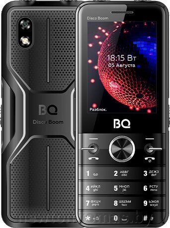 Кнопочный телефон BQ-Mobile BQ-2842 Disco Boom черный от компании Интернет-магазин Newton - фото 1