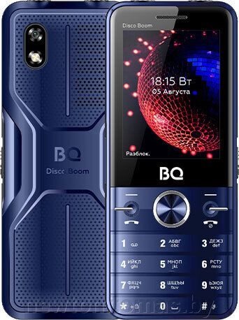 Кнопочный телефон BQ-Mobile BQ-2842 Disco Boom синий от компании Интернет-магазин Newton - фото 1