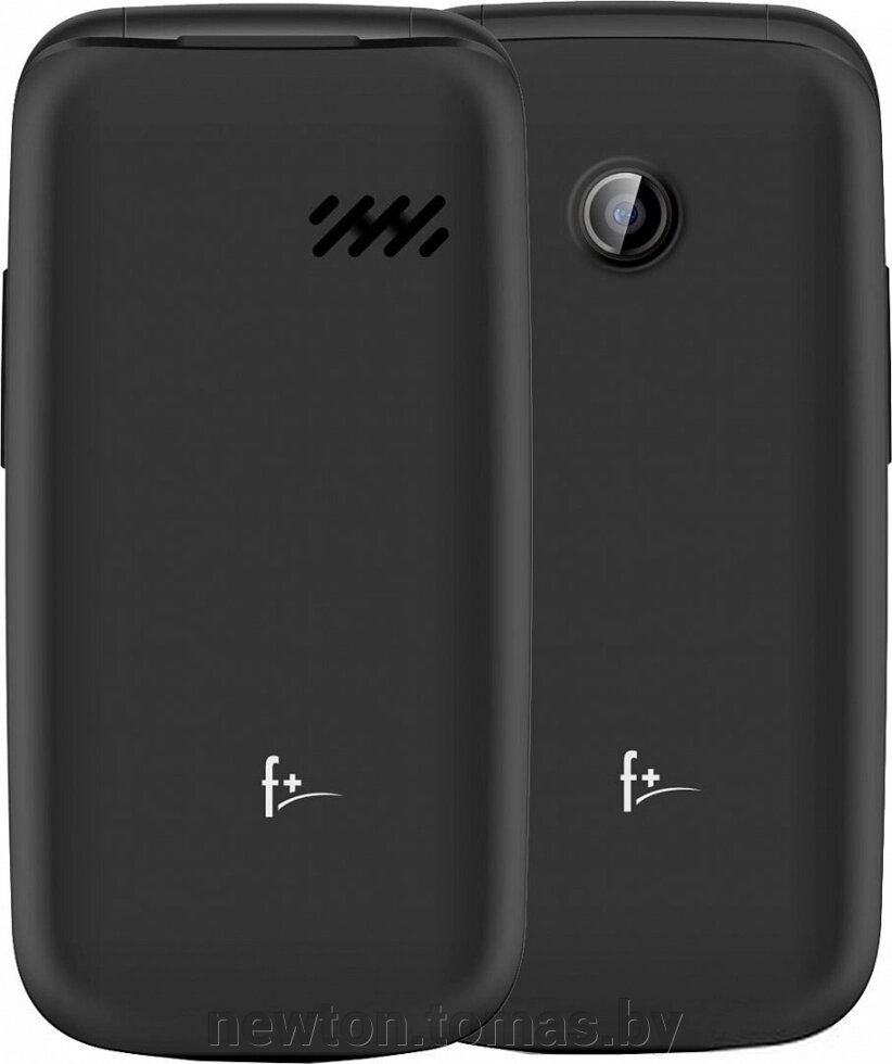 Кнопочный телефон F+ Flip 2 черный от компании Интернет-магазин Newton - фото 1