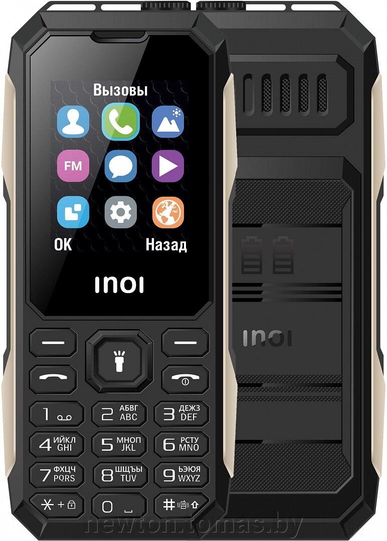 Кнопочный телефон Inoi 106Z черный от компании Интернет-магазин Newton - фото 1