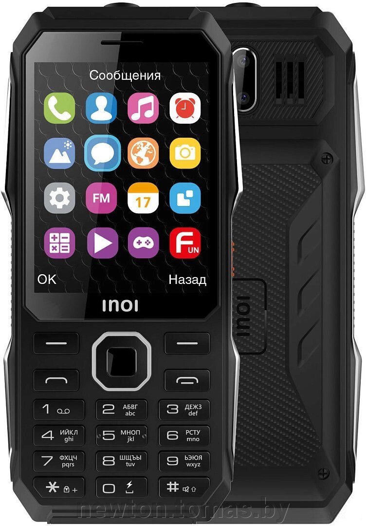 Кнопочный телефон Inoi 286Z черный от компании Интернет-магазин Newton - фото 1