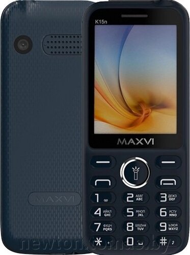 Кнопочный телефон Maxvi K15n синий