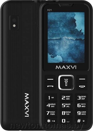 Кнопочный телефон Maxvi K21 черный