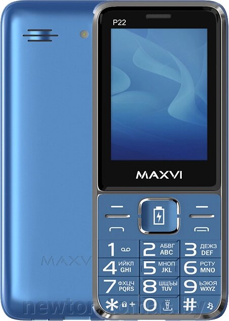 Кнопочный телефон Maxvi P22 маренго от компании Интернет-магазин Newton - фото 1