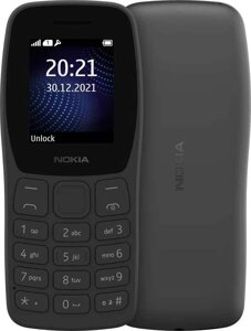 Кнопочный телефон Nokia 105 2022 TA-1428 Dual SIM черный