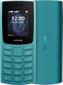 Кнопочный телефон Nokia 105 2023 Dual SIM TA-1557 бирюзовый