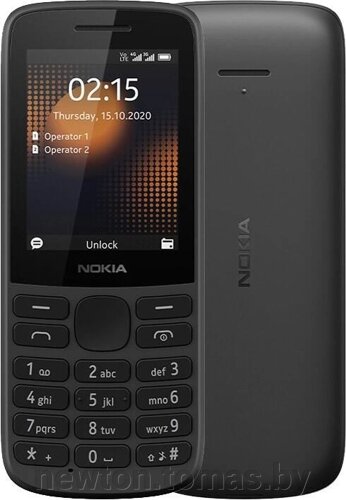 Кнопочный телефон Nokia 215 4G TA-1272 черный