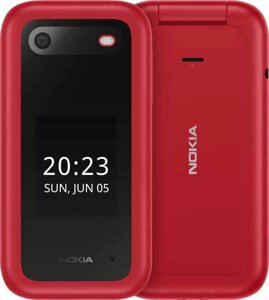 Кнопочный телефон Nokia 2660 2022 TA-1469 Dual SIM красный