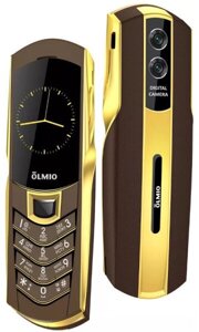 Кнопочный телефон Olmio K08 кофе/золото