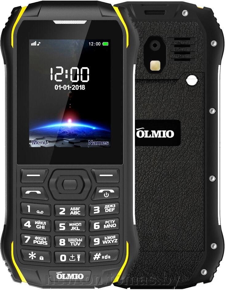 Кнопочный телефон Olmio X05 черный от компании Интернет-магазин Newton - фото 1