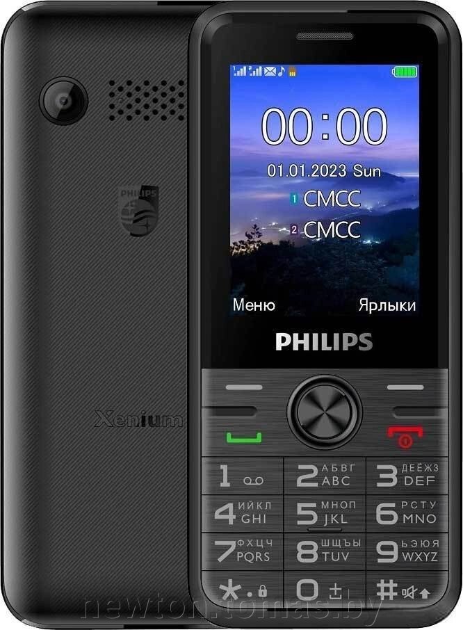 Кнопочный телефон Philips Xenium E6500 LTE черный от компании Интернет-магазин Newton - фото 1