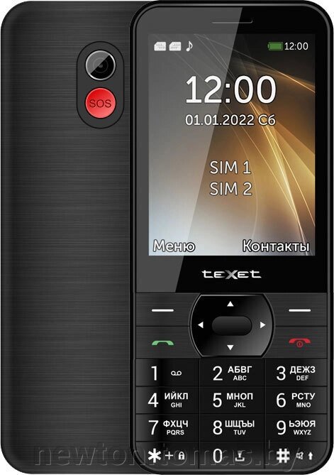 Кнопочный телефон TeXet TM-423 черный от компании Интернет-магазин Newton - фото 1