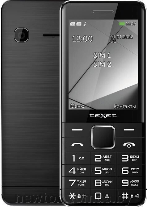 Кнопочный телефон TeXet TM-425 черный от компании Интернет-магазин Newton - фото 1