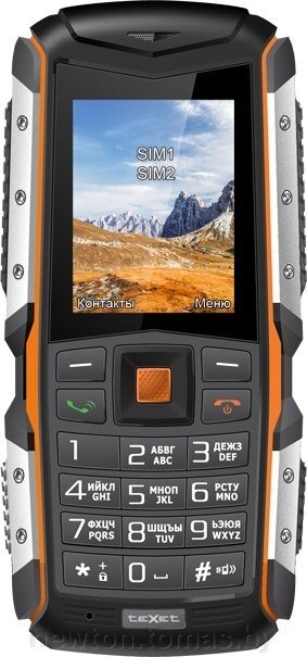Кнопочный телефон TeXet TM-513R Black/Orange от компании Интернет-магазин Newton - фото 1