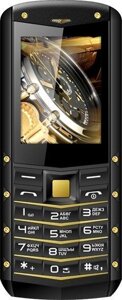 Кнопочный телефон TeXet TM-520R черный-золотистый