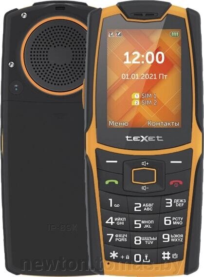 Кнопочный телефон TeXet TM-521R черный от компании Интернет-магазин Newton - фото 1