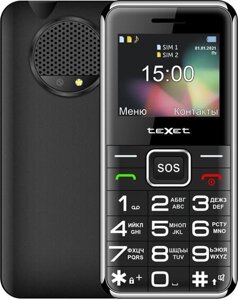 Кнопочный телефон TeXet TM-B319 черный