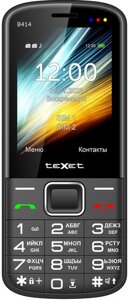 Кнопочный телефон TeXet TM-B414 черный