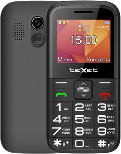 Кнопочный телефон TeXet TM-B418 черный