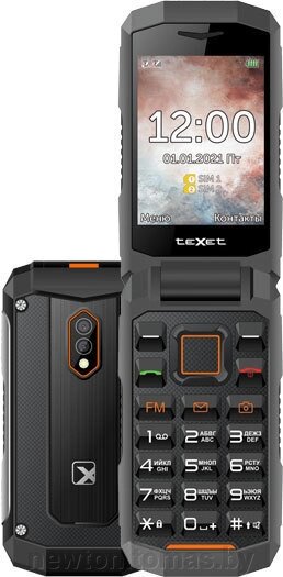Кнопочный телефон TeXet TM-D411 черный от компании Интернет-магазин Newton - фото 1