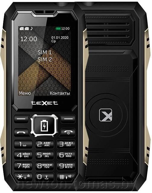 Кнопочный телефон TeXet TM-D428 черный от компании Интернет-магазин Newton - фото 1